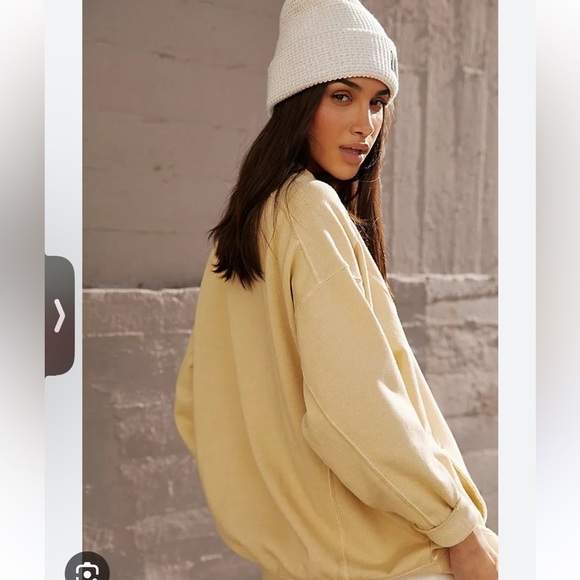 FREE PEOPLE MOVEMENT INTERCEPT TUNIC - OATMILK NWT - Picture 2 of 8